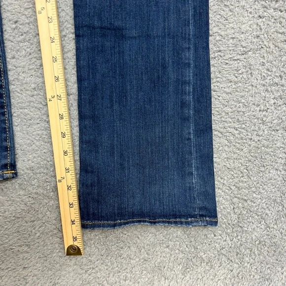 True Religion Jeans Mens 31 Blue Excellent Bootcut Made in USA Stretch Denim - Picture 11 of 13